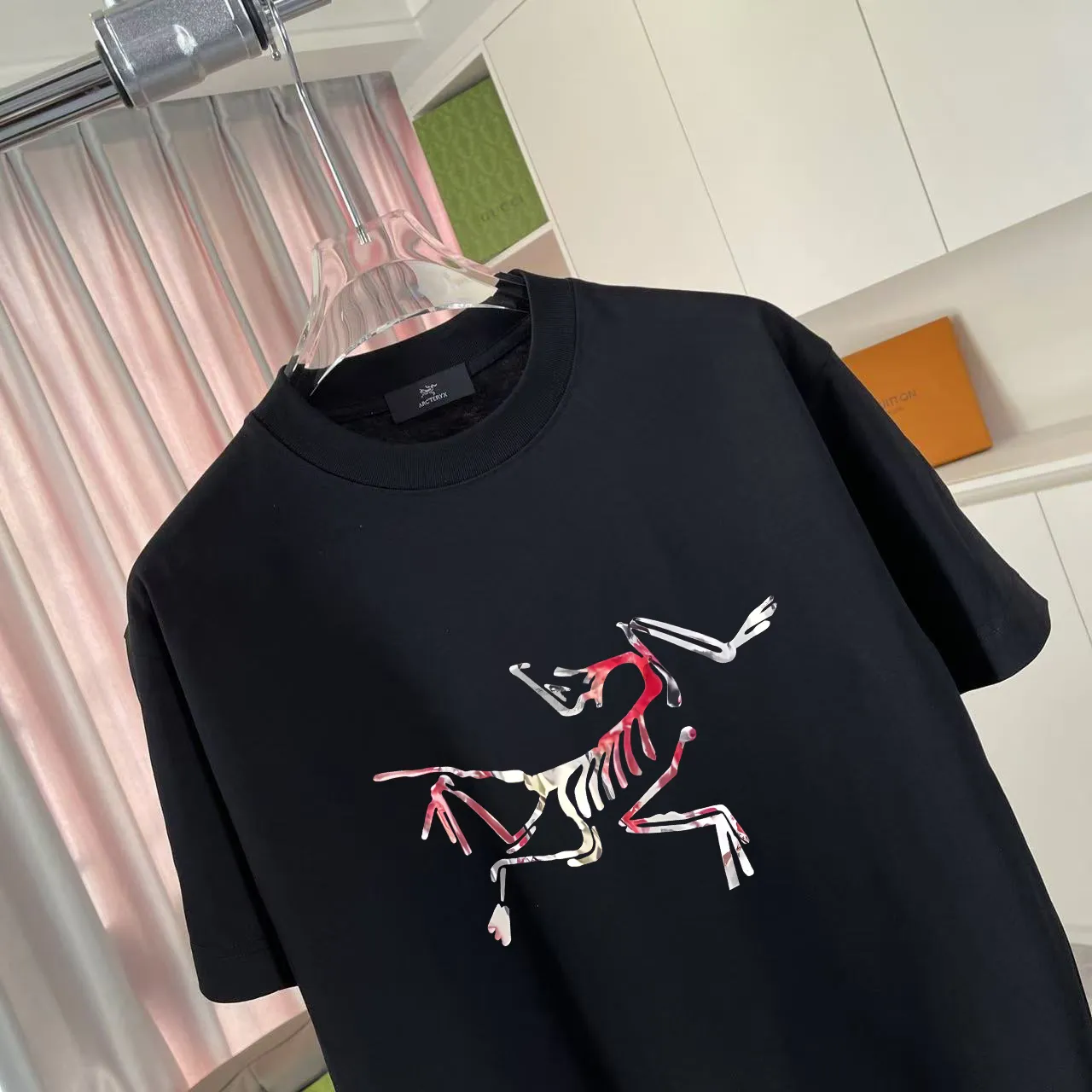 ARC'TERYX* 2025 New Arrival logo t g Same Style Size：S M L XL XXL ：Black White Purple Gray
